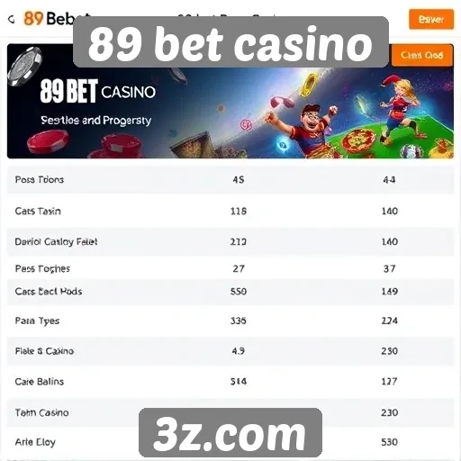 Comparação entre 89 bet casino e outros sites de apostas