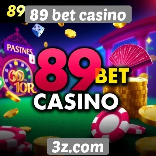 Variedade de jogos disponíveis no 89 bet casino